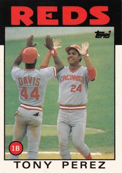 Tony Perez w/ E.Davis