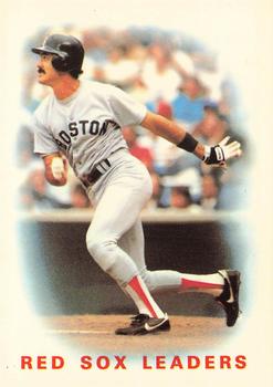 Red Sox Leaders/ Dwight Evans