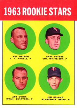 Rookie Stars - Gary Peters / Art Quirk / Mel Nelson / Jim Roland