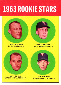 Rookie Stars - Gary Peters / Art Quirk / Mel Nelson / Jim Roland