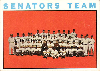 Washington Senators Team