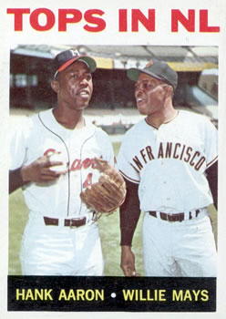 Tops in NL - Hank Aaron / Willie Mays