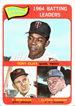 AL Batting Leaders - Elston Howard / Brooks Robinson / Tony Oliva