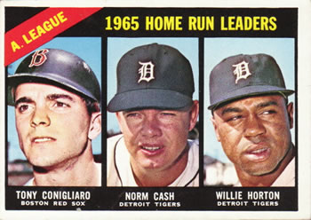 AL Home Run Leaders - Tony Conigliaro / Norm Cash / Willie Horton