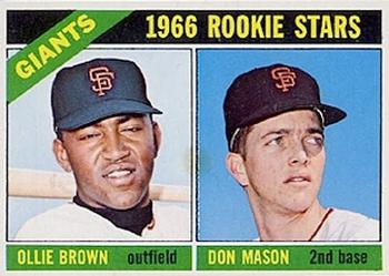 Giants Rookies - Ollie Brown / Don Mason