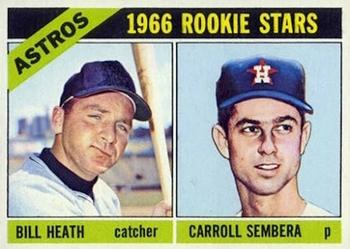 Astros Rookies - Bill Heath / Carroll Sembera