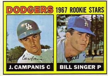 Dodgers Rookies - Jim Campanis / Bill Singer
