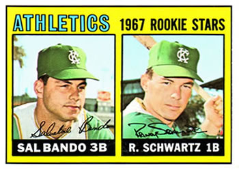 Athletics Rookies - Sal Bando / Randy Schwartz
