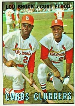 Cards Clubbers - Lou Brock / Curt Flood