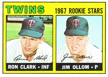 Twins Rookies - Ron Clark / Jim Ollom