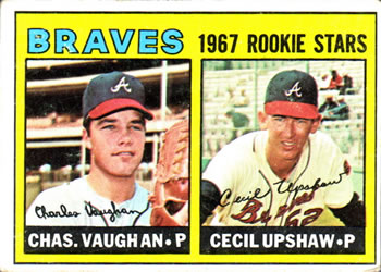 Braves Rookies - Charles Vaughan / Cecil Upshaw