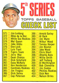 Checklist 5 - Roberto Clemente