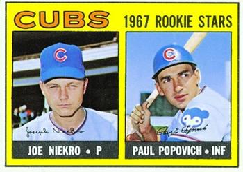 Cubs Rookies - Joe Niekro / Paul Popovich