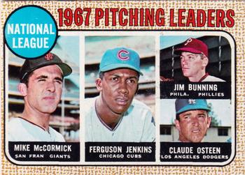 NL Pitching Leaders - Mike McCormick / Ferguson Jenkins / Jim Bunning / Claude Osteen