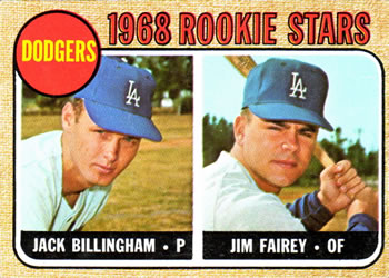 Dodgers Rookies - Jack Billingham / Jim Fairey