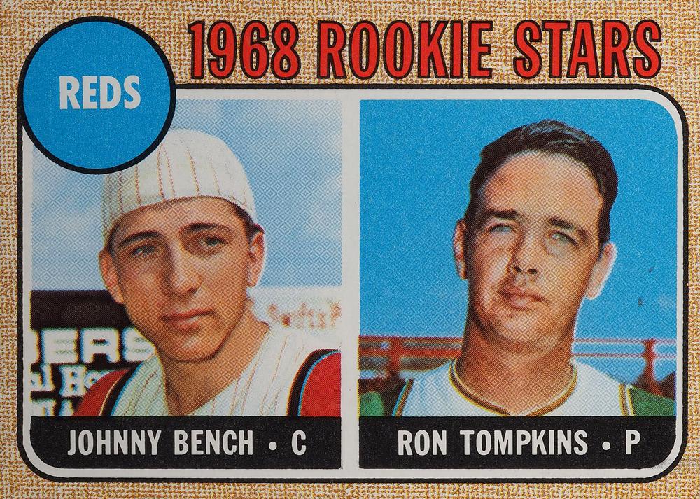 Reds Rookies - Johnny Bench / Ron Tompkins