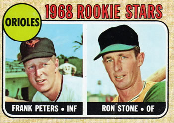 Orioles Rookies - Frank Peters/Ron Stone