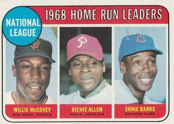 NL Home Run Leaders - Willie McCovey / Richie Allen / Ernie Banks