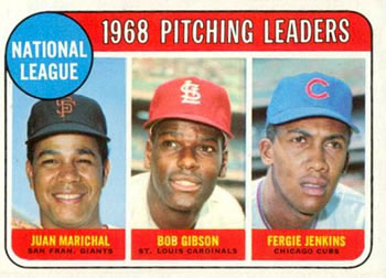 NL Pitching Leaders - Juan Marichal / Ferguson Jenkins / Bob Gibson