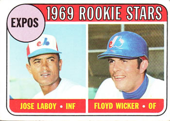 Expos Rookies - Jose Laboy / Floyd Wicker