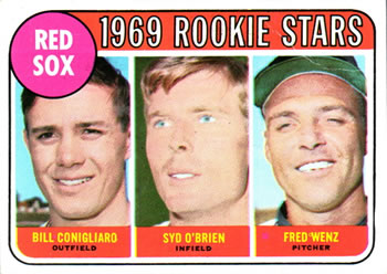 Red Sox Rookies - Billy Conigliaro / Syd O'Brien / Fred Wenz