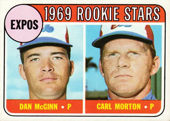 Expos Rookies - Dan McGinn / Carl Morton