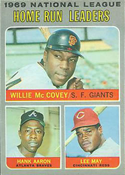 NL Home Run Leaders - Willie McCovey / Hank Aaron / Lee May