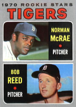 Tigers Rookie Stars - Norman McRae / Bob Reed