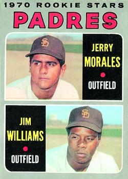 Padres Rookie Stars - Jerry Morales / Jim Williams