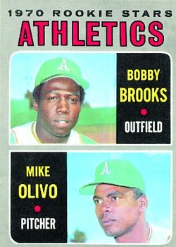 Athletics Rookie Stars - Bobby Brooks / Mike Olivo