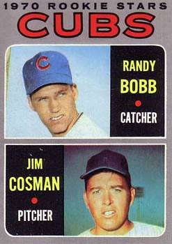 Cubs Rookie Stars - Randy Bobb / Jim Cosman