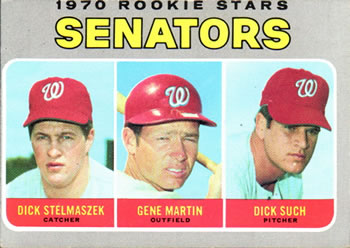 Senators Rookies - Dick Stelamszek / Gene Martin / Dick Such