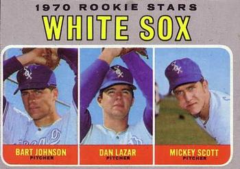 White Sox Rookie Stars - Bart Johnson / Dan Lazar / Mickey Scott
