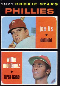 Phillies Rookies - Joe Lis / Willie Montanez