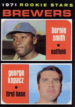 Brewers Rookies - Bernie Smith / George Kopacz