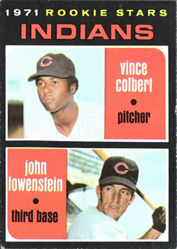 Indians Rookies - John Lowenstein / Vince Colbert