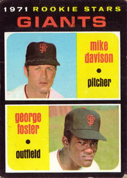 Giants Rookies - George Foster / Mike Davison