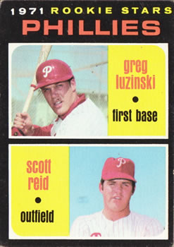 Phillies Rookies - Greg Luzinski / Scott Reid