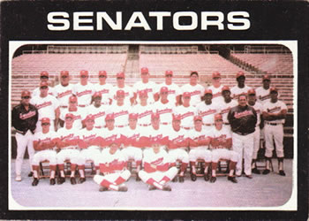 Washington Senators Team
