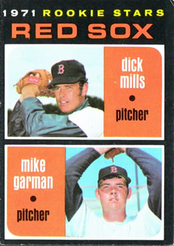 Red Sox Rookies - Dick Mills / Mike Garman