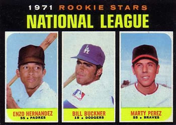 NL Rookies -  Bill Buckner / Enzo Hernandez / Marty Perez