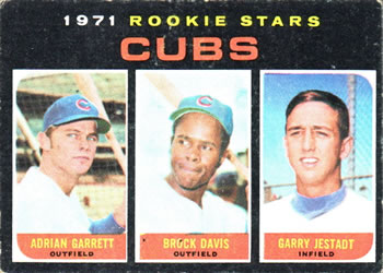 Cubs Rookies - Adrian Garrett / Brock Davis / Garry Jestadt