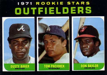 Rookie Outfielders - Don Baylor / Dusty Baker / Tom Paciorek