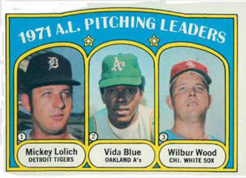 AL Pitching Leaders - Wilbur Wood / Mickey Lolich / Vida Blue