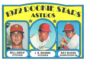 Astros Rookies - J.R. Richard / Bill Grief / Ray Busse