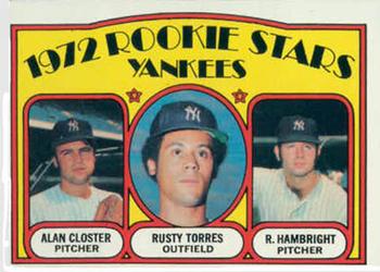 Yankees Rookies - Roger Hambright / Rusty Torres / Alan Closter