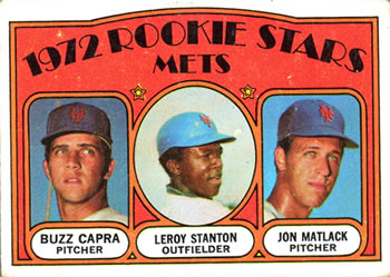 Mets Rookies - Buzz Capra / Jon Matlack / Leroy Stanton