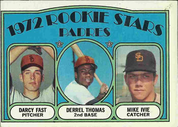 Padres Rookies - Darcy Fast / Derrel Thomas /  Mike Ivie