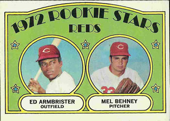 Reds Rookies - Ed Armbrister / Mel Behney