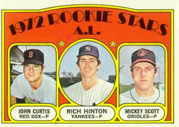 AL Rookies - John Curtis / Rich Hinton / Mickey Scott